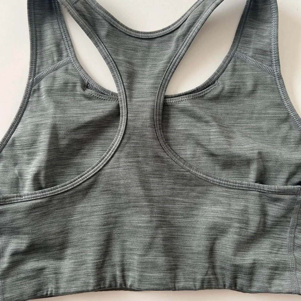 Nike grey dri-fit swoosh sports bra - Picture 6 of 8